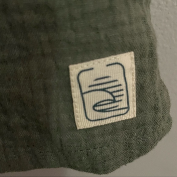 Laguna Mens Button Up Army Green Short Sleeve 100% Cotton Size Small So Soft EUC - Picture 6 of 6